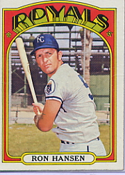 1972 Topps Baseball Cards      763     Ron Hansen